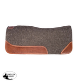 New! Billy Royal® Wool Felt Western Pad with Leather Tooling - Country Scene Saddlery and Pet Supplies