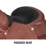 Billy Royal® Basketweave Square Skirt Western Work Saddle - Country Scene Saddlery and Pet Supplies