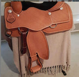 Billy Royal® Basketweave Square Skirt Western Work Saddle - Country Scene Saddlery and Pet Supplies