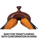 Billy Royal® Basketweave Square Skirt Western Work Saddle - Country Scene Saddlery and Pet Supplies