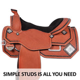 Billy Royal® Roxy Studded Western Saddle - Country Scene Saddlery and Pet Supplies