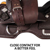 Billy Royal® Studded Basketweave Show Saddle - Country Scene Saddlery and Pet Supplies