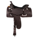 Billy Royal® Studded Basketweave Show Saddle - Country Scene Saddlery and Pet Supplies