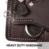 Billy Royal® Studded Basketweave Show Saddle - Country Scene Saddlery and Pet Supplies