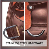 Billy Royal® Two-Tone Roughout Western Saddle - Country Scene Saddlery and Pet Supplies