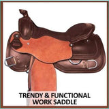 Billy Royal® Two-Tone Roughout Western Saddle - Country Scene Saddlery and Pet Supplies