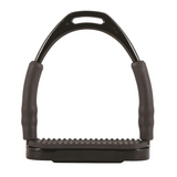 NEW! Black Powder Coated Stainless Steel Jointed Irons Dressage Saddle