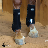 New! BLACK WITH SPARKLE VELCRO SPLINT BOOT (PAIR) - SIZE: M/L FRONT - Protection Boots