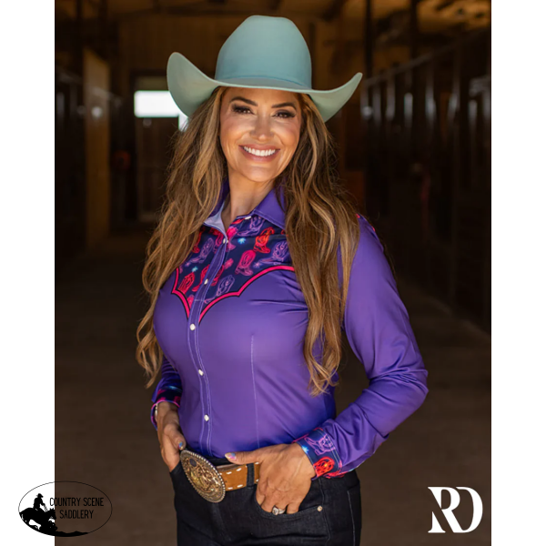 New! BOOGIE PERFORMANCE RODEO SHIRT Western Shirts