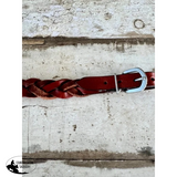 New! Braided Leather Curb Strap with Buckled - Curb Strap