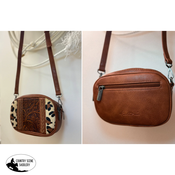 New! Braided Leopard Shoulder Bag