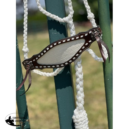 New! Braided Rope Halter Doc Holiday Leg Protection