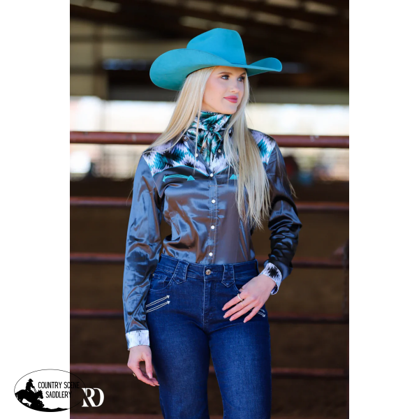 New! BRAYDEN SATIN PERFORMANCE RODEO SHIRT Western Shirts