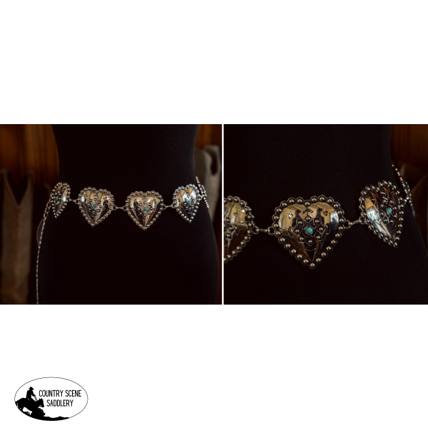 New! Breakin’ Hearts Concho Belt / SILVER Handbags and Wallets » Cross Body Purses