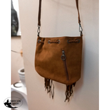New! Bridie Fringe Bucket Bag / BROWN - Country Scene Saddlery and Pet Supplies