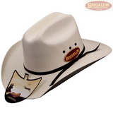 New! Brigalow ‘Cheyenne’ White Straw Hat – Country Scene Saddlery Kids hats