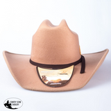 New! Brigalow Dallas Felt Covered Western Hat - Caramel 7 1/8 / 57cm