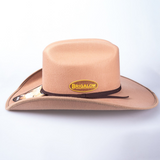 New! Brigalow Dallas Felt Covered Western Hat - Caramel