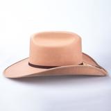 New! Brigalow Dallas Felt Covered Western Hat - Caramel
