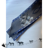 New! Bronc Riding Silver Twilly