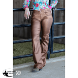Bronze Metallic Signature Trousers