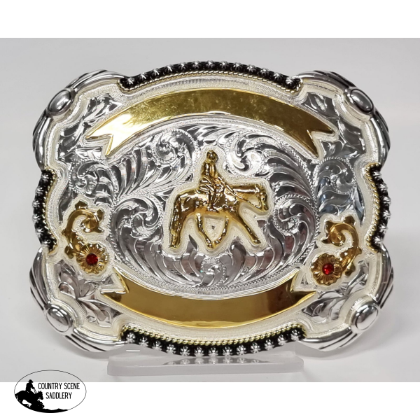 New! Buckle Black Square English Horse Belt Buckle