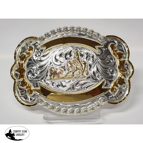 New! Buckle Fancy Oval Cutting Belt Buckle