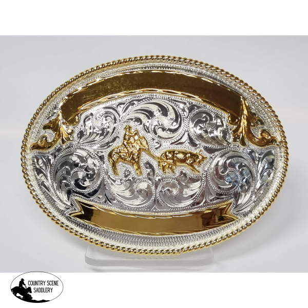 New! Buckle Large Oval Heeling Belt Buckle