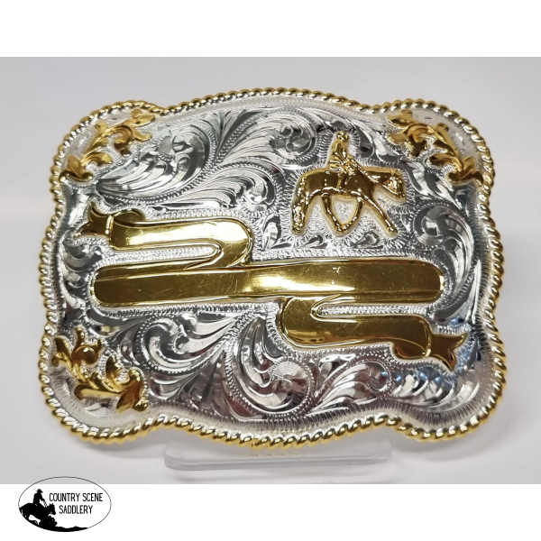 New! Buckle Plain Square English Horse Belt Buckle