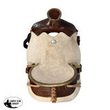 New! Buffalo Saddlery Rugged Outlaw Natural Roughout Roper Style Saddle - 16 Inch - Country Scene Saddlery and Pet Supplies