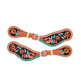 Cactus Turquoise Spur Straps, Ladies - Country Scene Saddlery and Pet Supplies