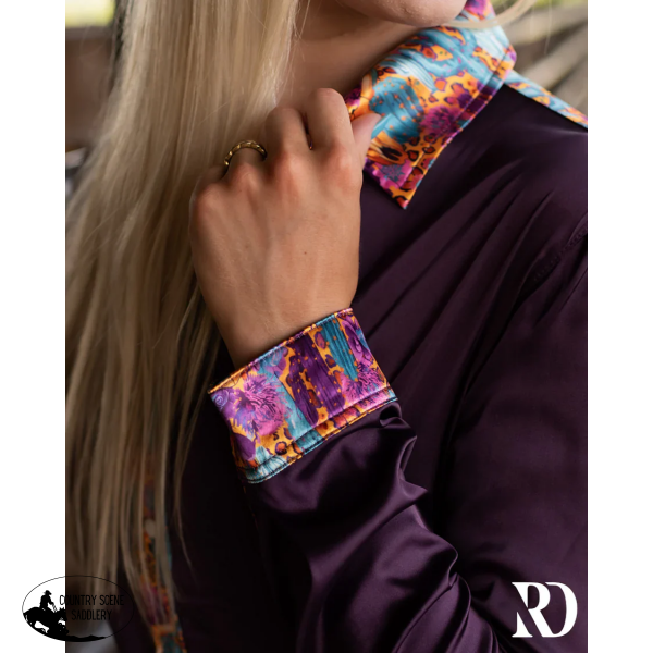 New! CANYON CACTUS SATIN PERFORMANCE RODEO SHIRT Western Style