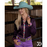 New! CANYON CACTUS SATIN PERFORMANCE RODEO SHIRT Western Style