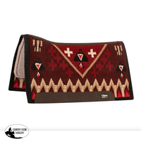 New! Cashel Blanket Top Felt Bottom Contour Pad 34″X38″ / Burgundy/Tan Saddle Pads & Blankets