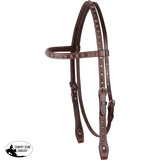 New! Cashel Broadband Headstall Chocolate With Antiqued Dots Bridles & Accessories