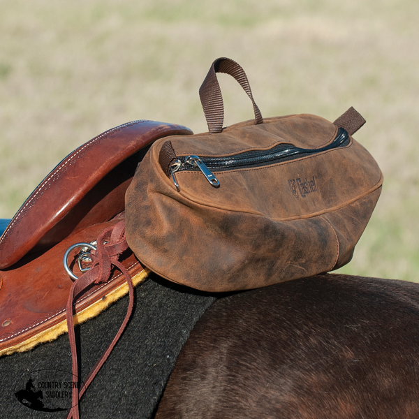 New! Cashel Cantle Bag Distressed Leather Gear Bags