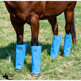 New! Cashel Crusader LG4 Leg Guards – Fly Boots - Blue - Horse