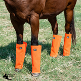 New! Cashel Crusader LG4 Leg Guards – Fly Boots - Orange - Horse
