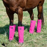 New! Cashel Crusader LG4 Leg Guards – Fly Boots - Pink - Horse