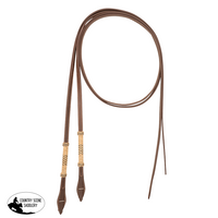 New! Cashel Leather Split Reins Rawhide Braiding – Tie Bit Ends Western