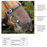 New! Cashel Quiet Ride Nose Net Fly Veils