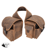New! Cashel Saddle Bag Rear Bag medium – Distressed Leather - Country Scene Saddlery and Pet Supplies