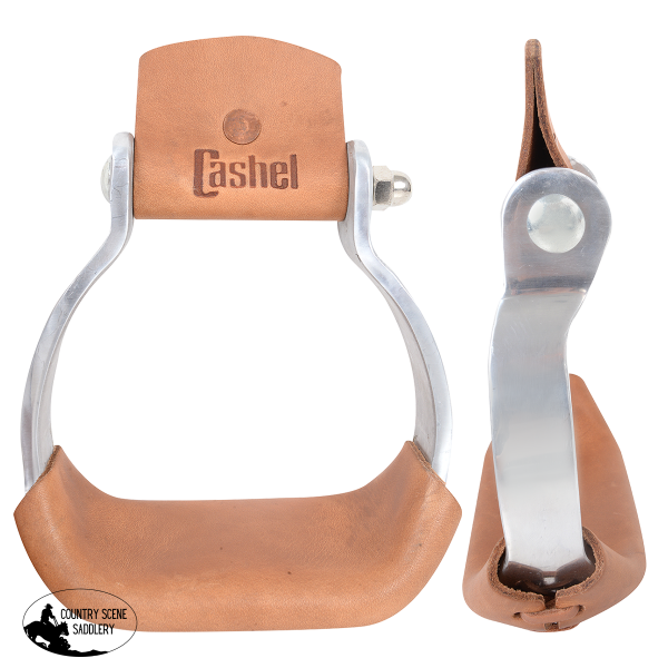 New! Cashel Slanted Stirrup 2″ Smooth Aluminium Western Reins