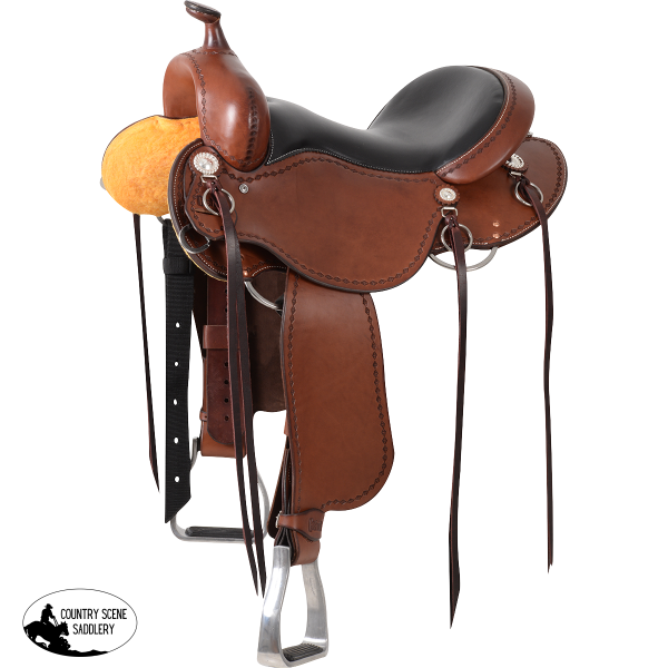 New! Cashel Trail Saddle Smooth Or Roughout Leather