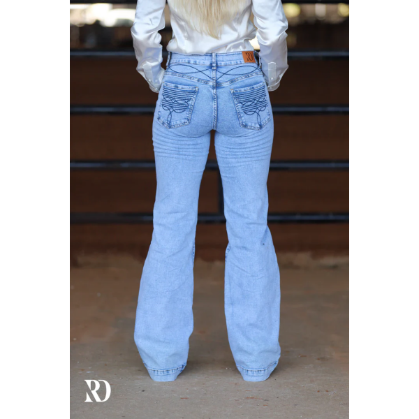 New! Cheyenne Acid Wash Trouser Jeans