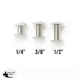 New! Chicago Screw Set 1/4" PACK of 10 - Country Scene Saddlery and Pet Supplies