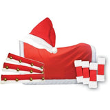 Christmas Horse Riding Set - Santa Hat, Quarter Sheet, Leg Wraps, 3 Piece Bridle Set - Country Scene Saddlery and Pet Supplies