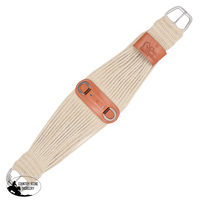 New! Classic Equine 100% Mohair Roper Cinch – Natural Curb Strap