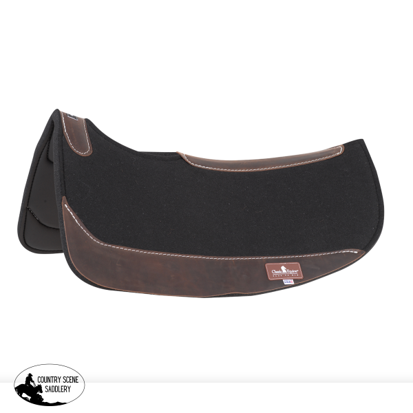 New! Classic Equine Contourpedic Barrel Saddle Pad Western Pads