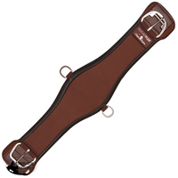 New! Classic Equine Feather Flex Roper Cinch Brown